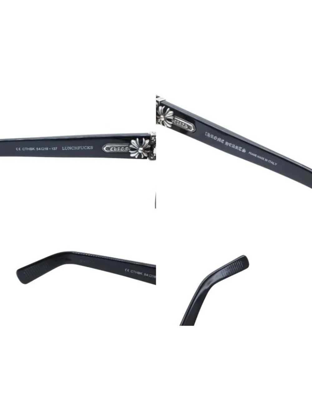 Chrome Hearts Lunchfax Sunglasses Eyewear 54 Leopard Print